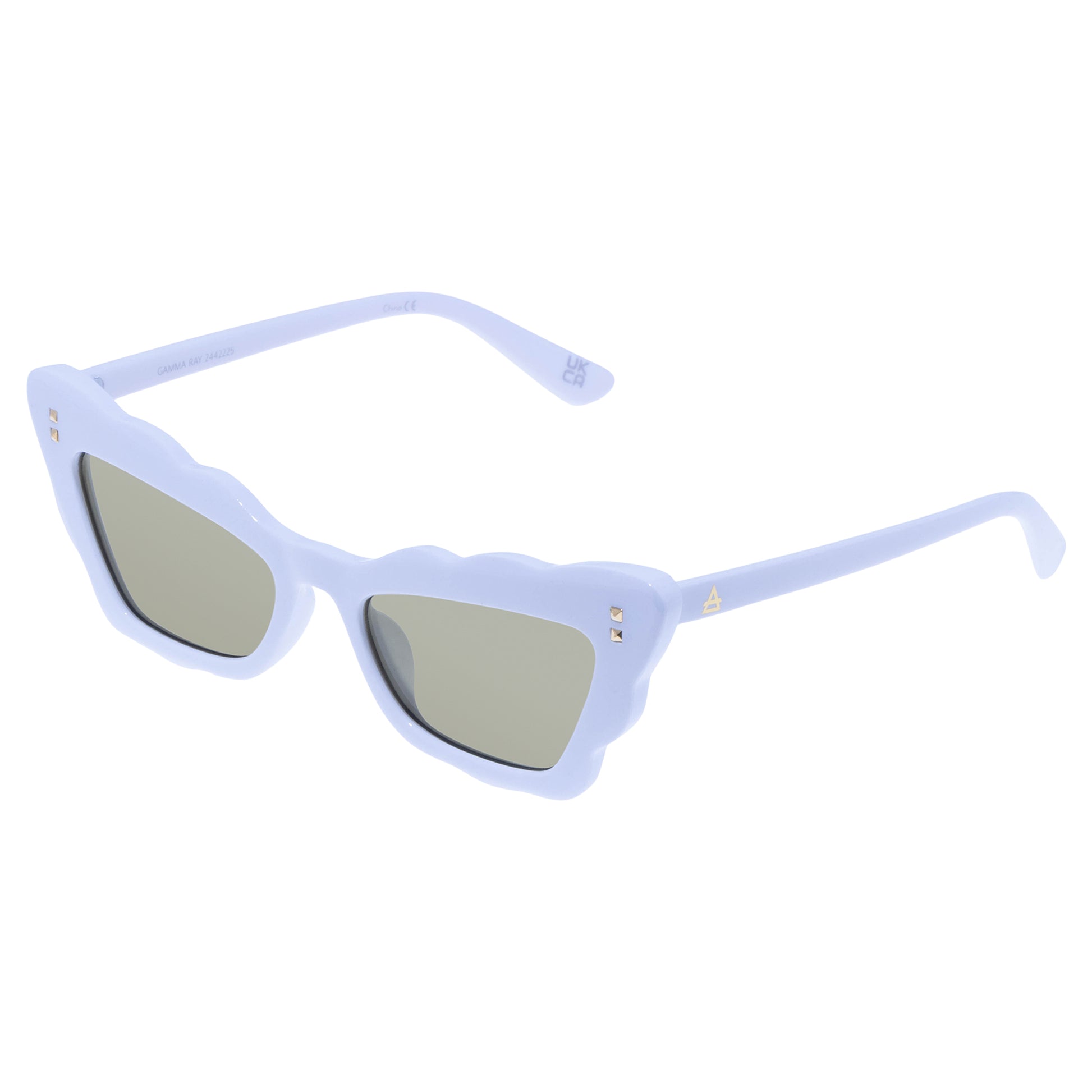 Gamma Ray Ivory Female Cat-Eye Sunglasses | Aire