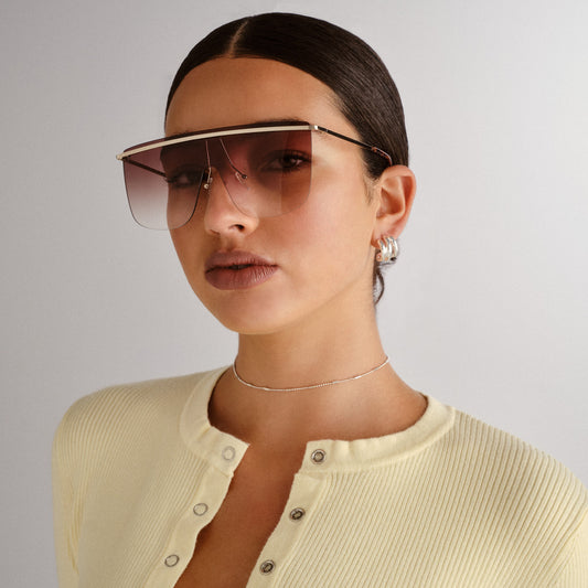 Arcturus Gold Female Square Sunglasses | Aire