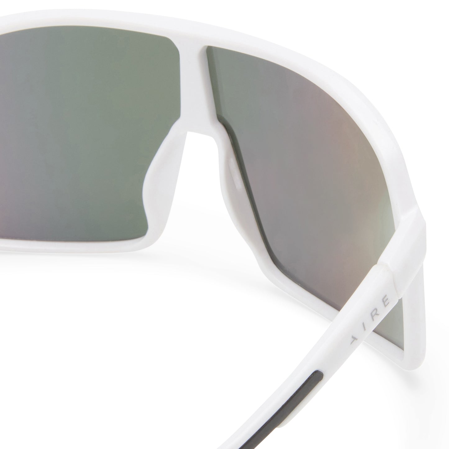 Blazars White Uni-Sex Wrap Sunglasses | Aire