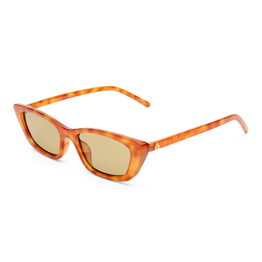 Titania Vintage Tort Female Cat-Eye Sunglasses | Aire