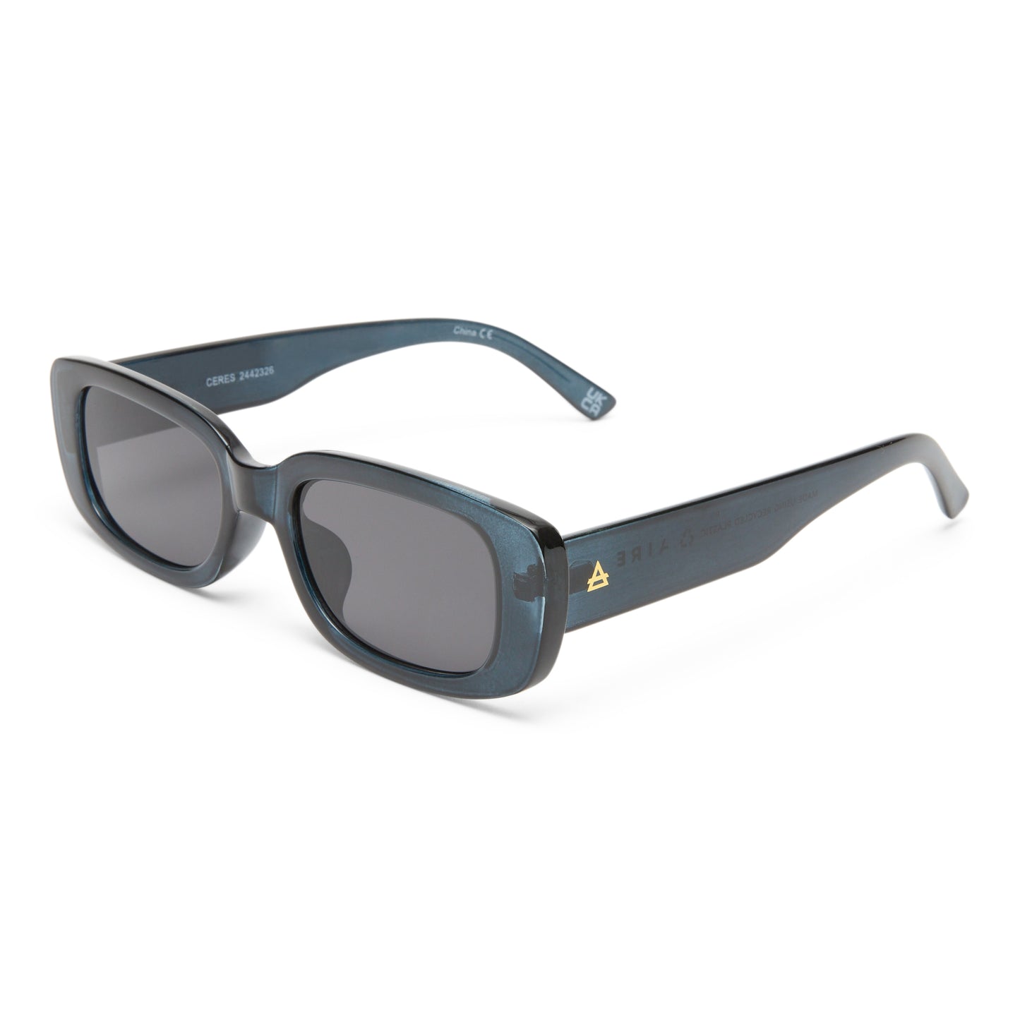 Ceres Navy Uni-Sex Rectangle Sunglasses | Aire