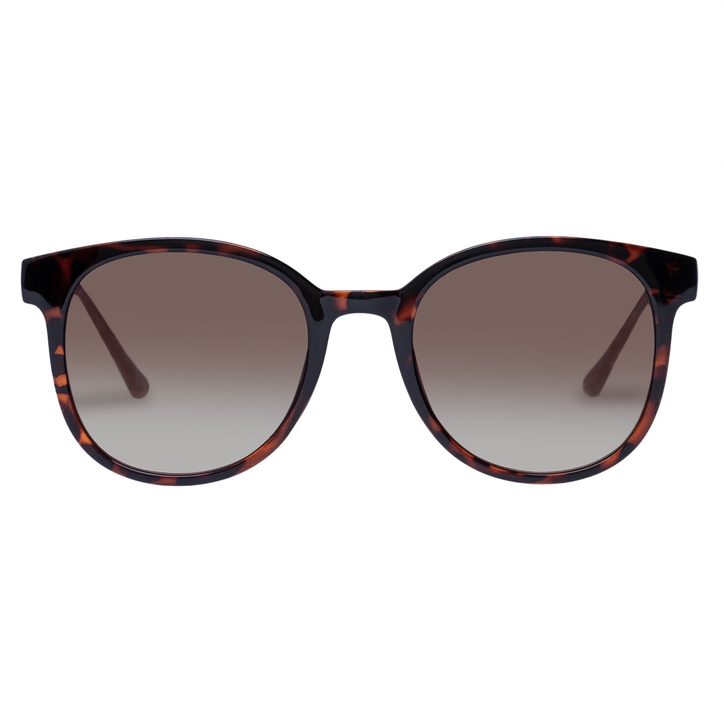 Crux Dark Tort Female Round Sunglasses | Aire