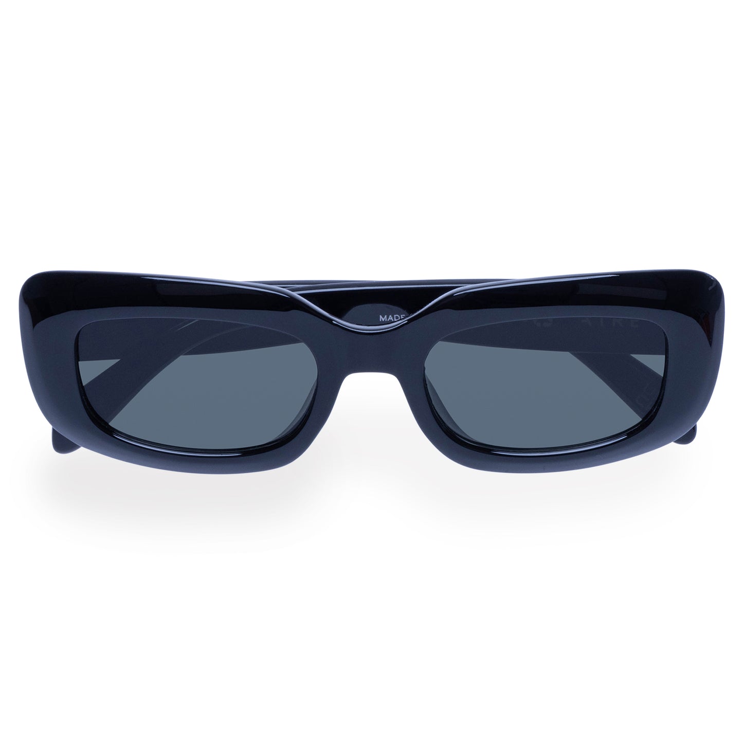 Orbit Black Uni-Sex Rectangle Sunglasses | Aire