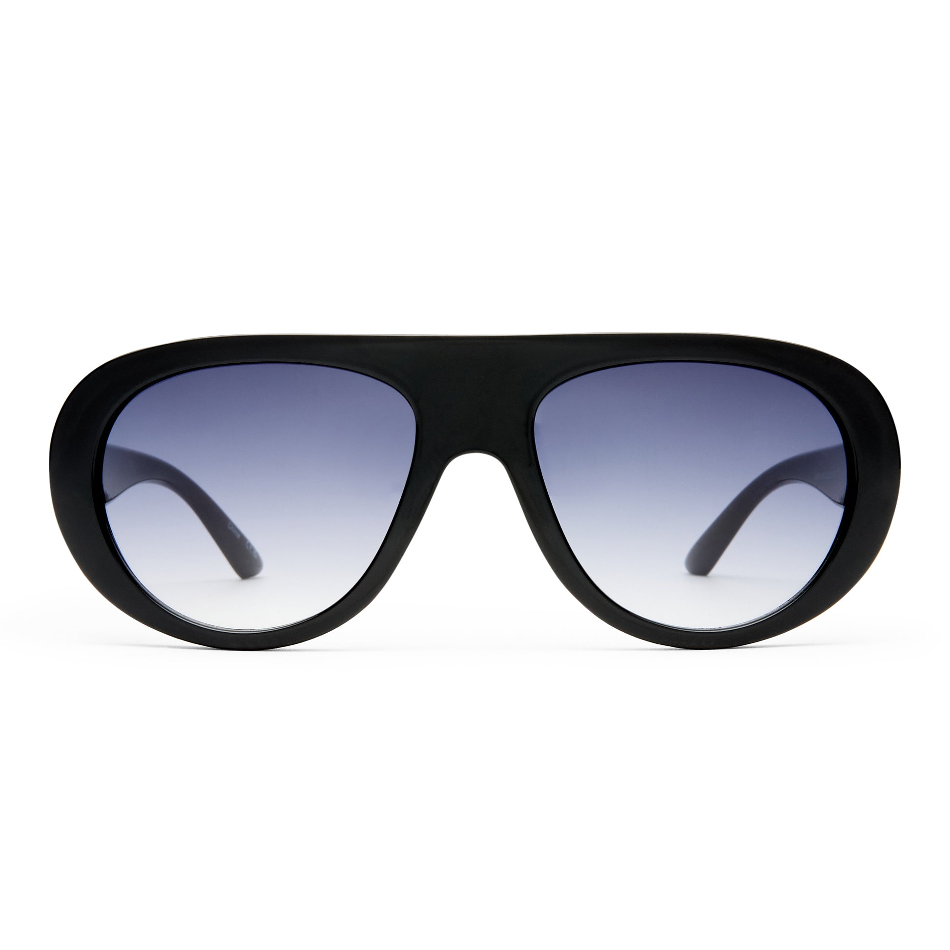 Satellite Black Uni-Sex Aviator Sunglasses | Aire