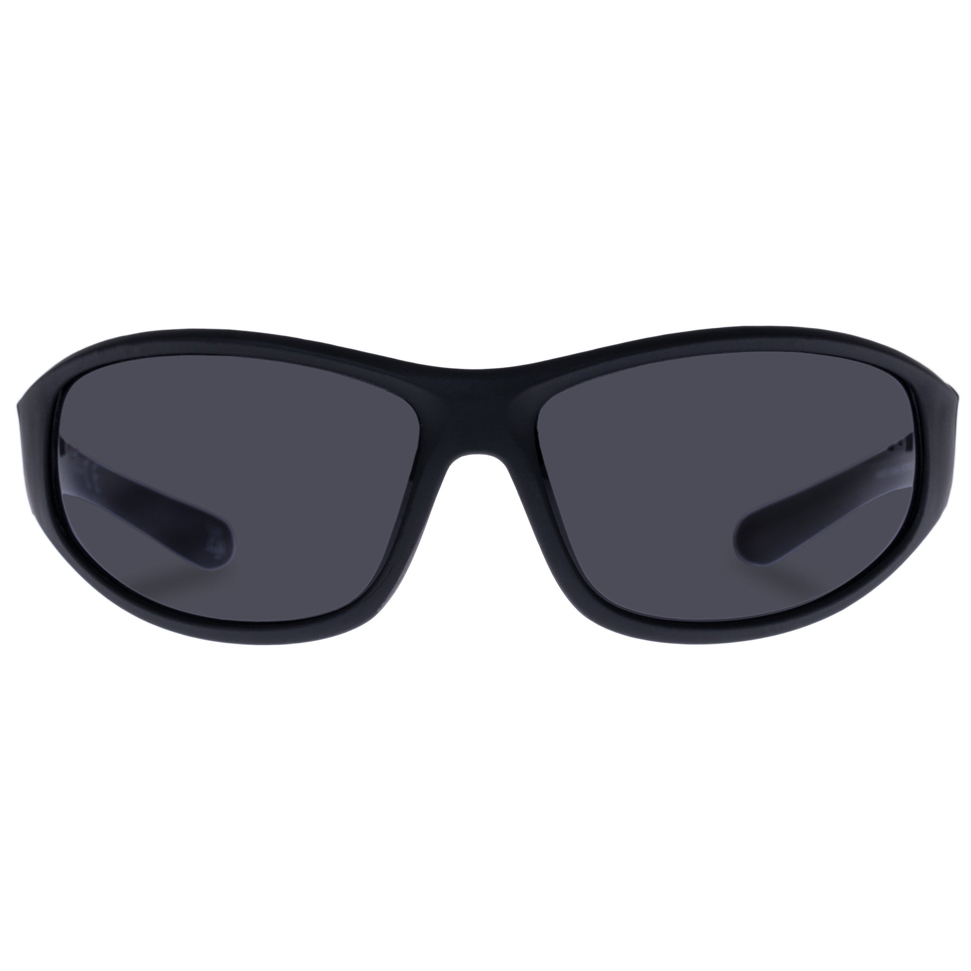 Tucana Black Rubber Uni-Sex Wrap Sunglasses | Aire