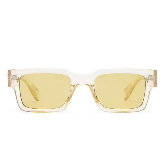 Aeron Sand Uni-Sex Rectangle Sunglasses | Aire
