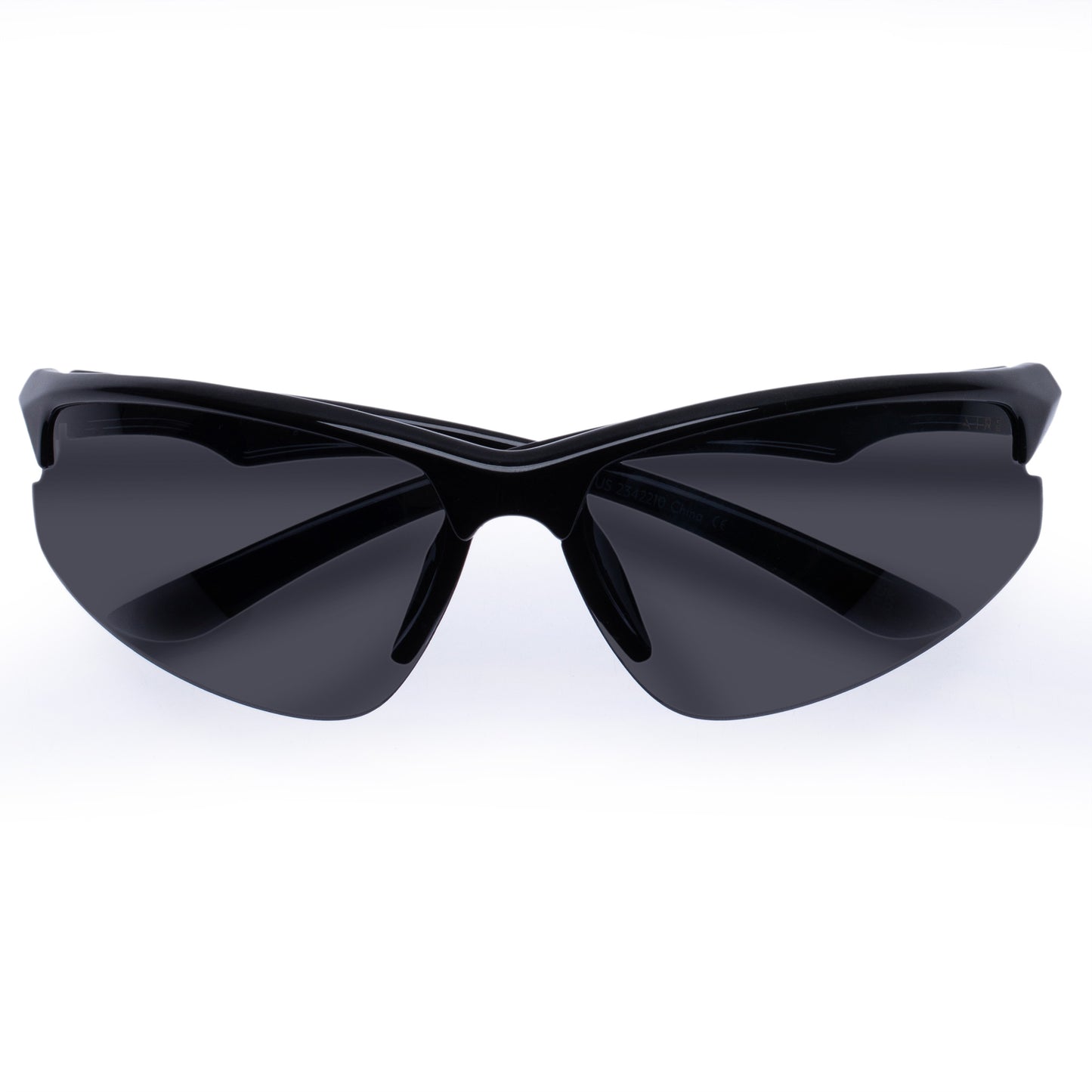 Cetus Black Uni-Sex Wrap Sunglasses | Aire