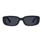 Ceres Black Uni-Sex Rectangle Sunglasses | Aire