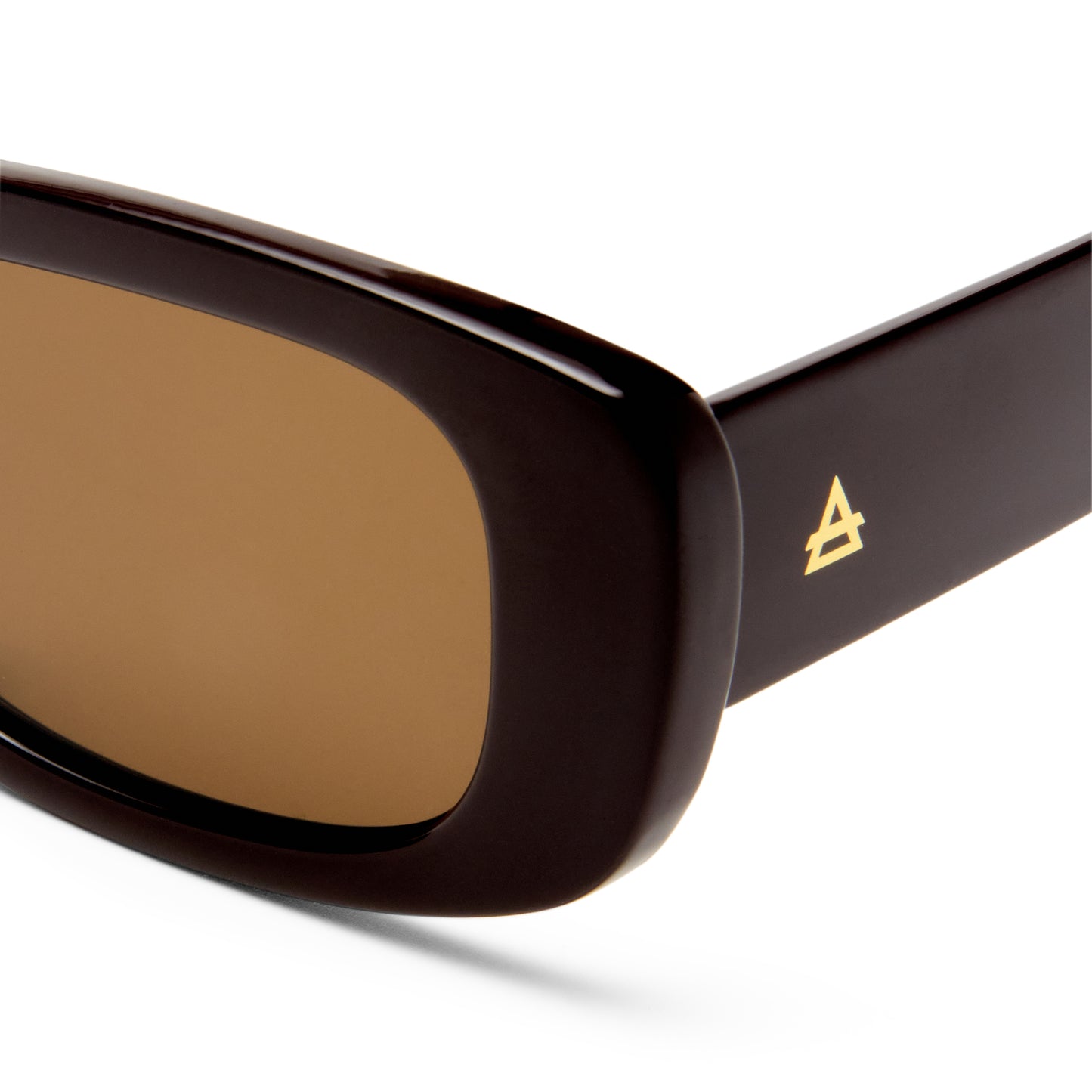 Ceres Chocolate Uni-Sex Rectangle Sunglasses | Aire