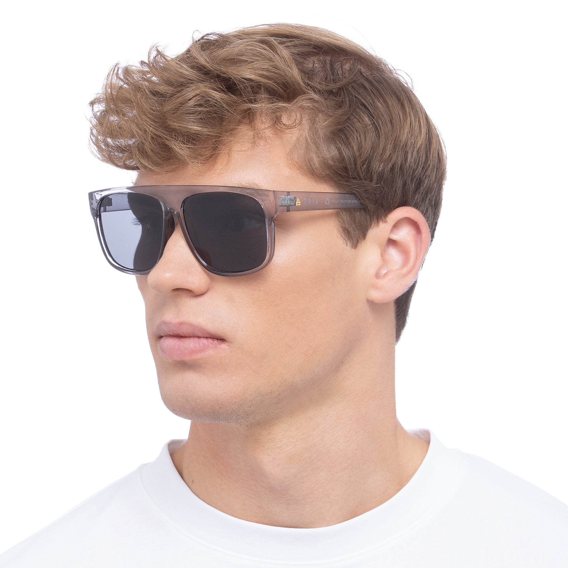 Eris Steel Uni-Sex Square Sunglasses | Aire