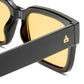 Castor Black Uni-Sex Rectangle Sunglasses | Aire