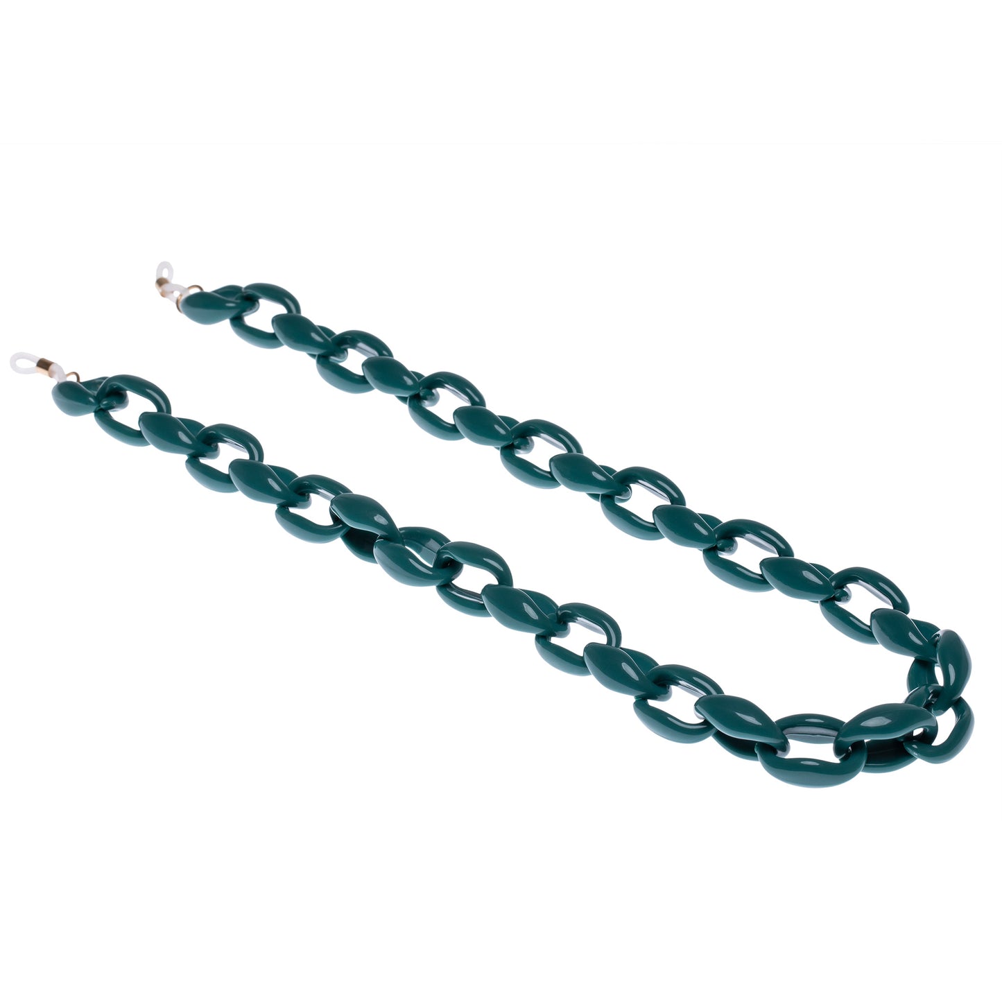 Oval Chunky Chain Forest Green Uni-Sex Unspecified Accessories | Aire