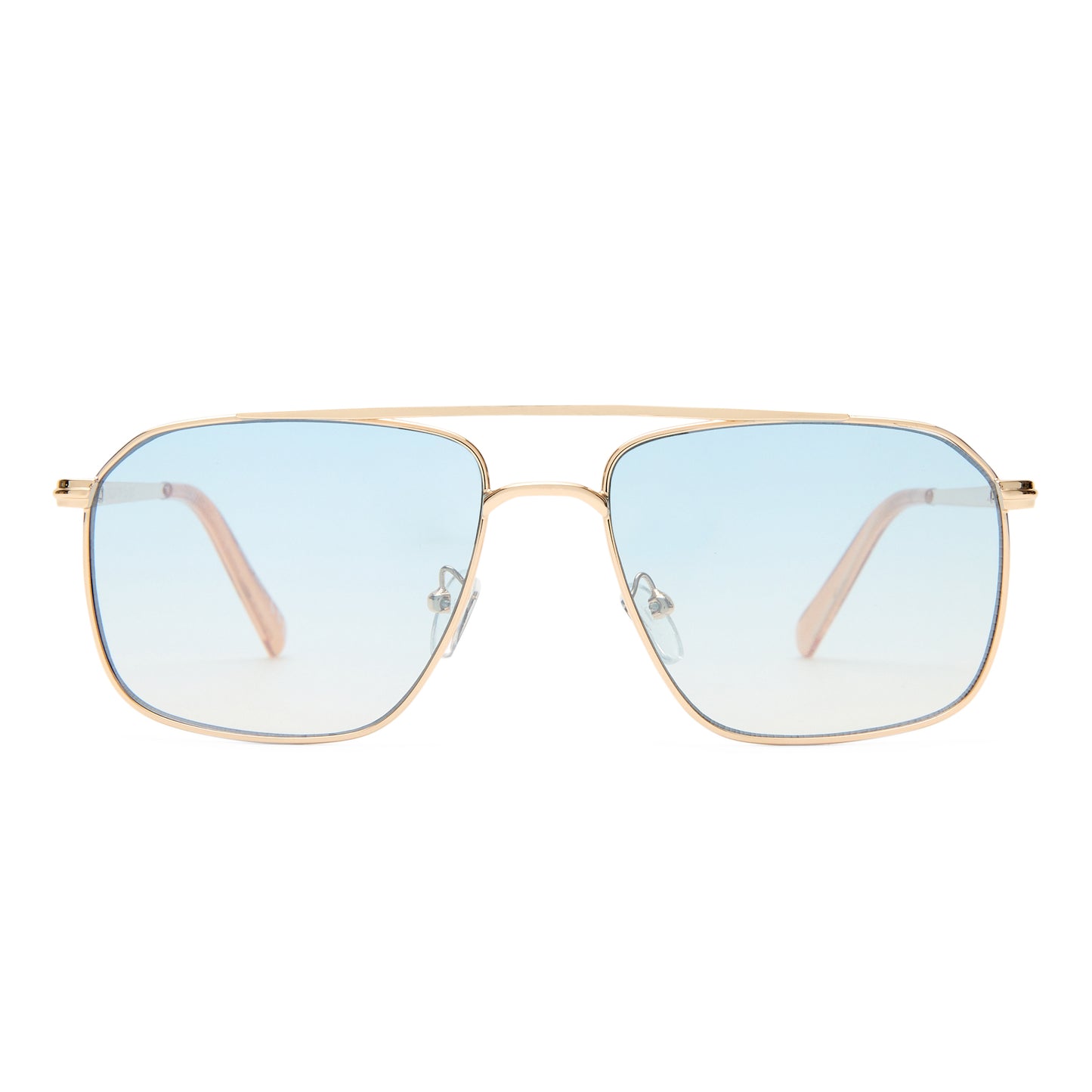 Equator Gold Tan Female Aviator Sunglasses | Aire