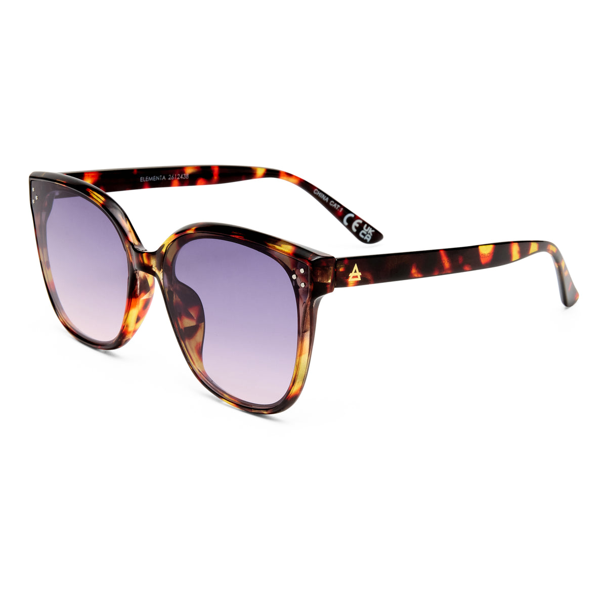 Elementa Amber Tort Female Square Sunglasses | Aire