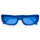 Orbit Pearl Cobalt Uni-Sex Rectangle Sunglasses | Aire