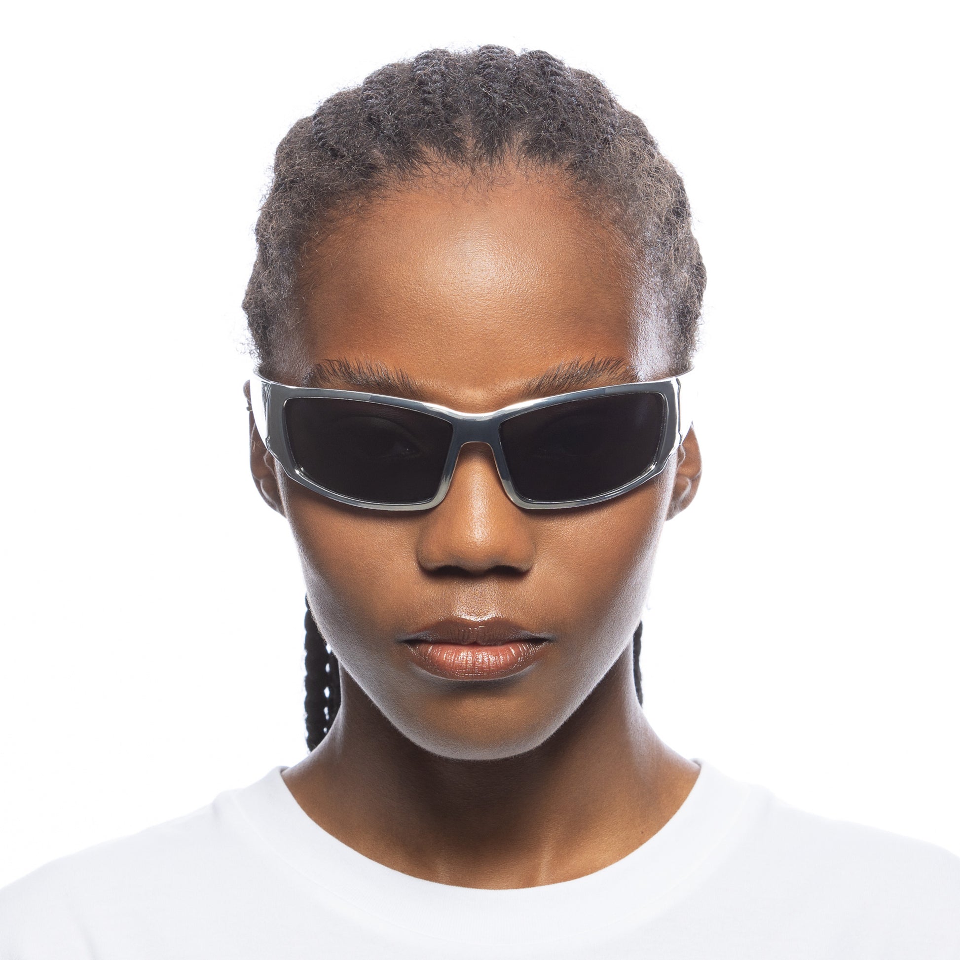 Scorpian Silver Chrome Uni-Sex Wrap Sunglasses | Aire