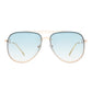 Quartz Gold Female Aviator Sunglasses | Aire