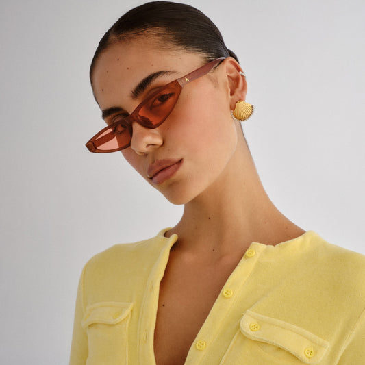 Horizon Cinnamon Uni-Sex Cat-Eye Sunglasses | Aire