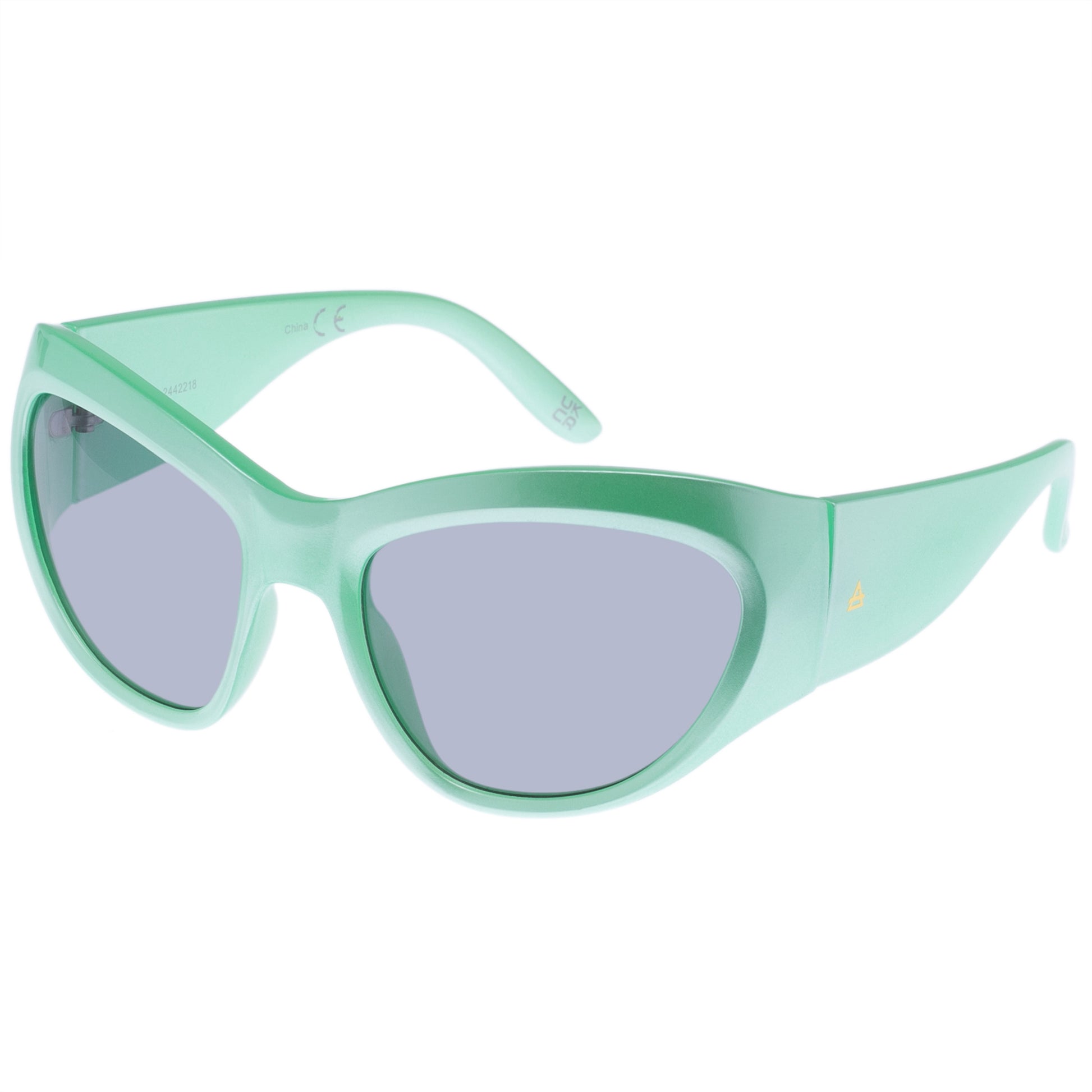 Helium Pearl Mint Uni-Sex Wrap Sunglasses | Aire