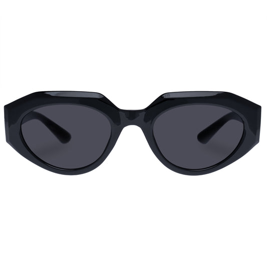 Aphelion Black Female Oval Sunglasses | Aire