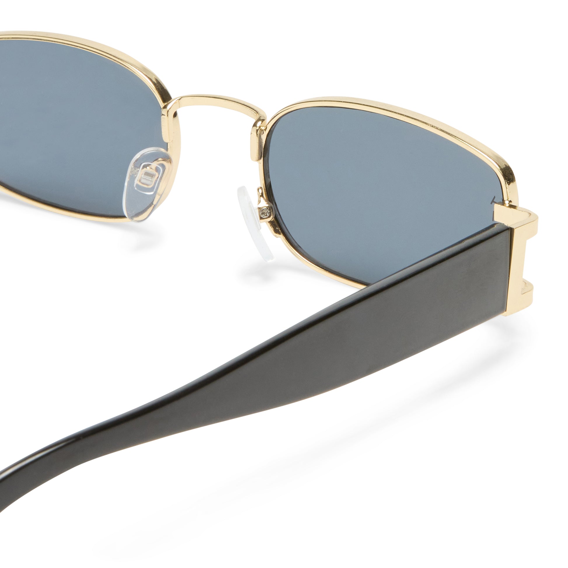 Sirius Gold Black Uni-Sex Rectangle Sunglasses | Aire