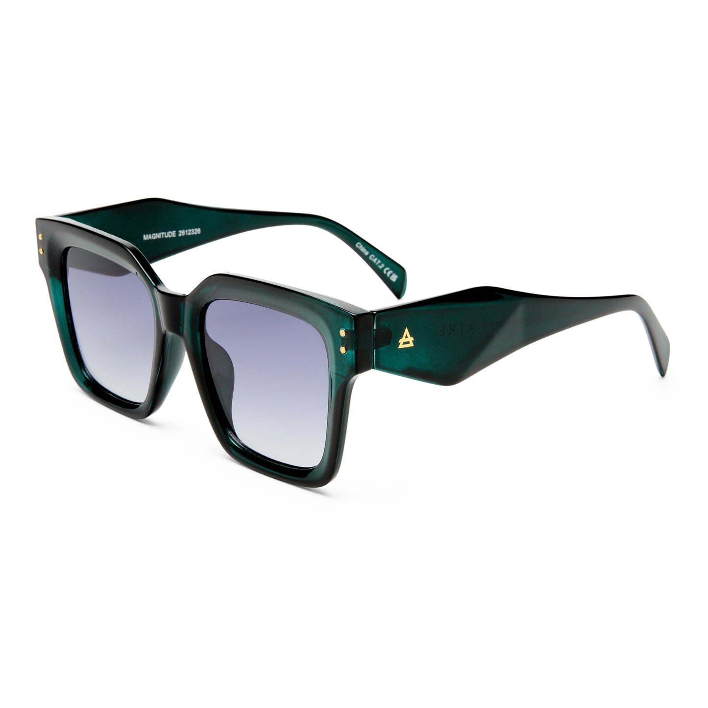 Magnitude Deep Lagoon Female Square Sunglasses | Aire