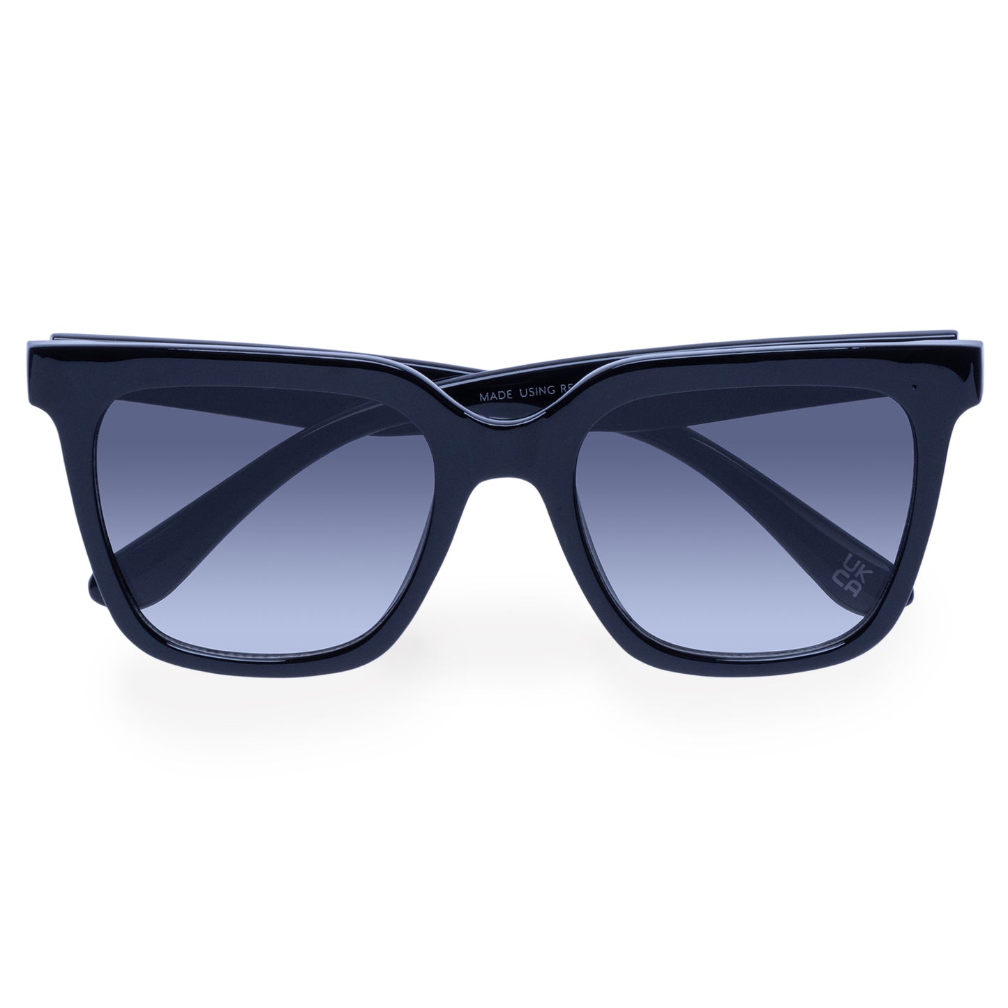 Meteorite Black Uni-Sex D-Frame Sunglasses | Aire