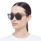 Eris Steel Uni-Sex Square Sunglasses | Aire