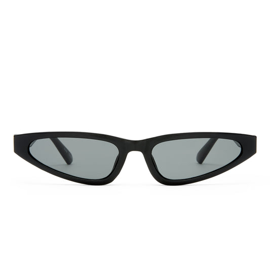 Horizon Black Uni-Sex Cat-Eye Sunglasses | Aire