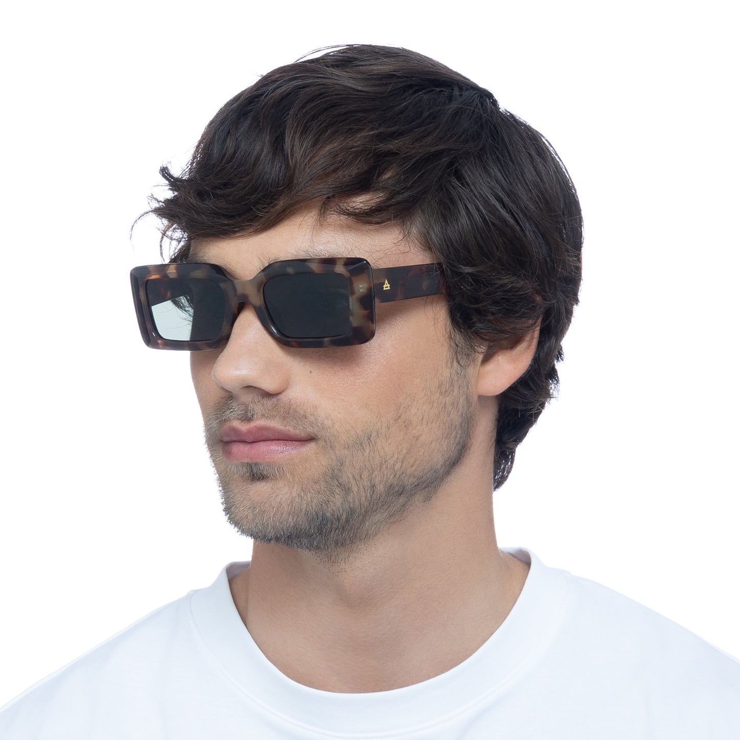 Parallax Dark Tort Uni-Sex Rectangle Sunglasses | Aire