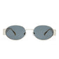 Mars Ii Silver Pewter Uni-Sex Oval Sunglasses | Aire