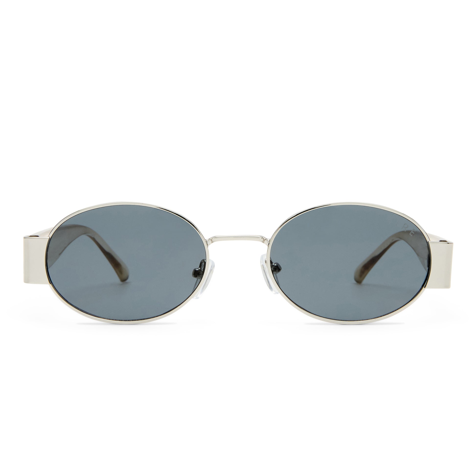Mars Ii Silver Pewter Uni-Sex Oval Sunglasses | Aire