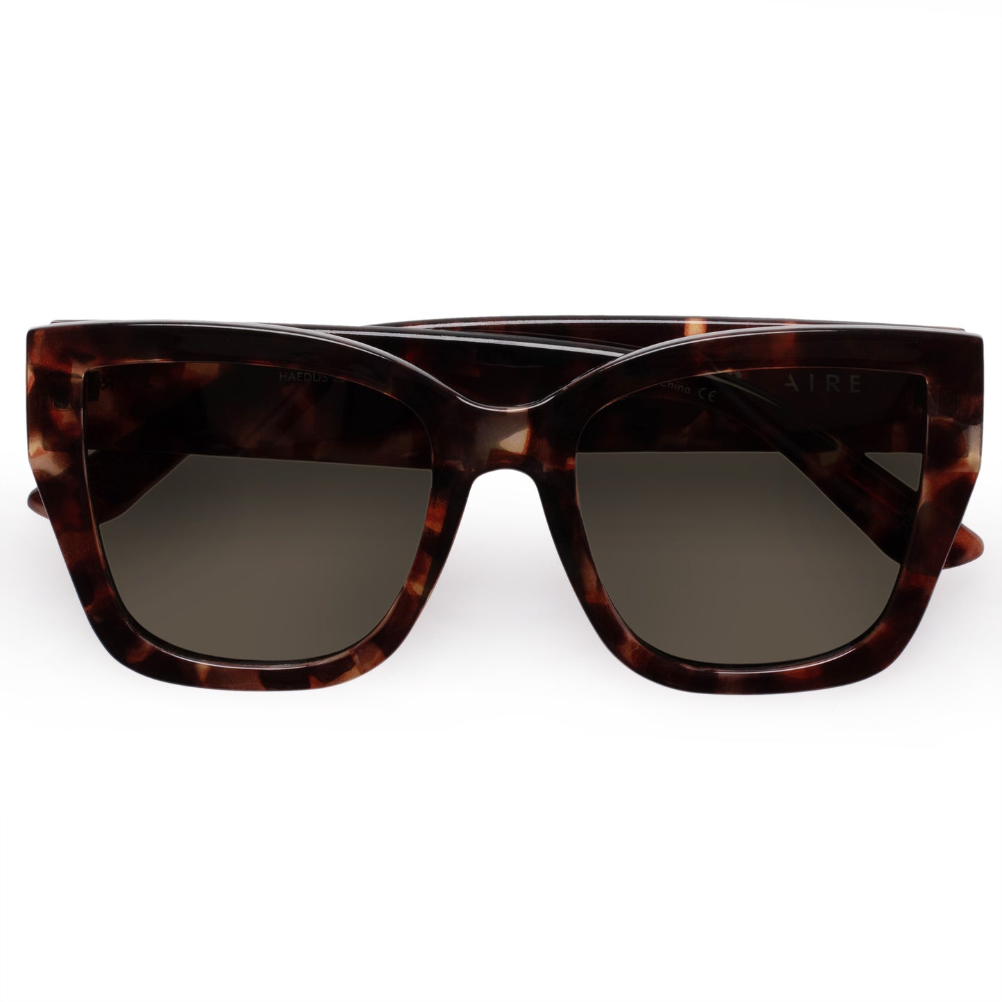 Haedus Dark Tort Female Square Sunglasses | Aire