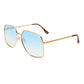 Altair Gold Havana Female Aviator Sunglasses | Aire