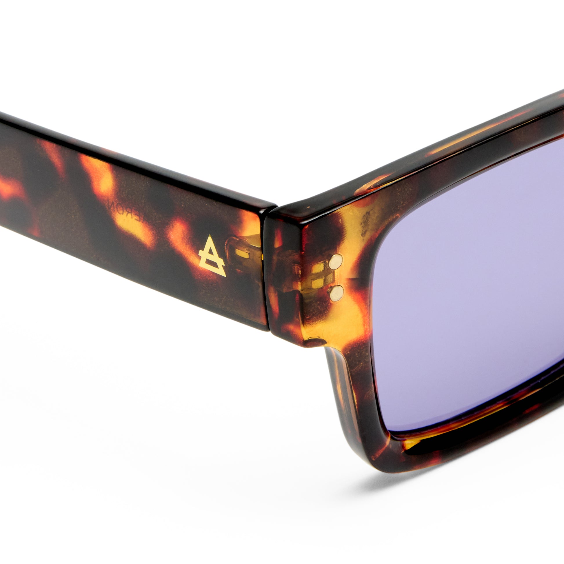 Aeron Amber Tort Uni-Sex Rectangle Sunglasses | Aire