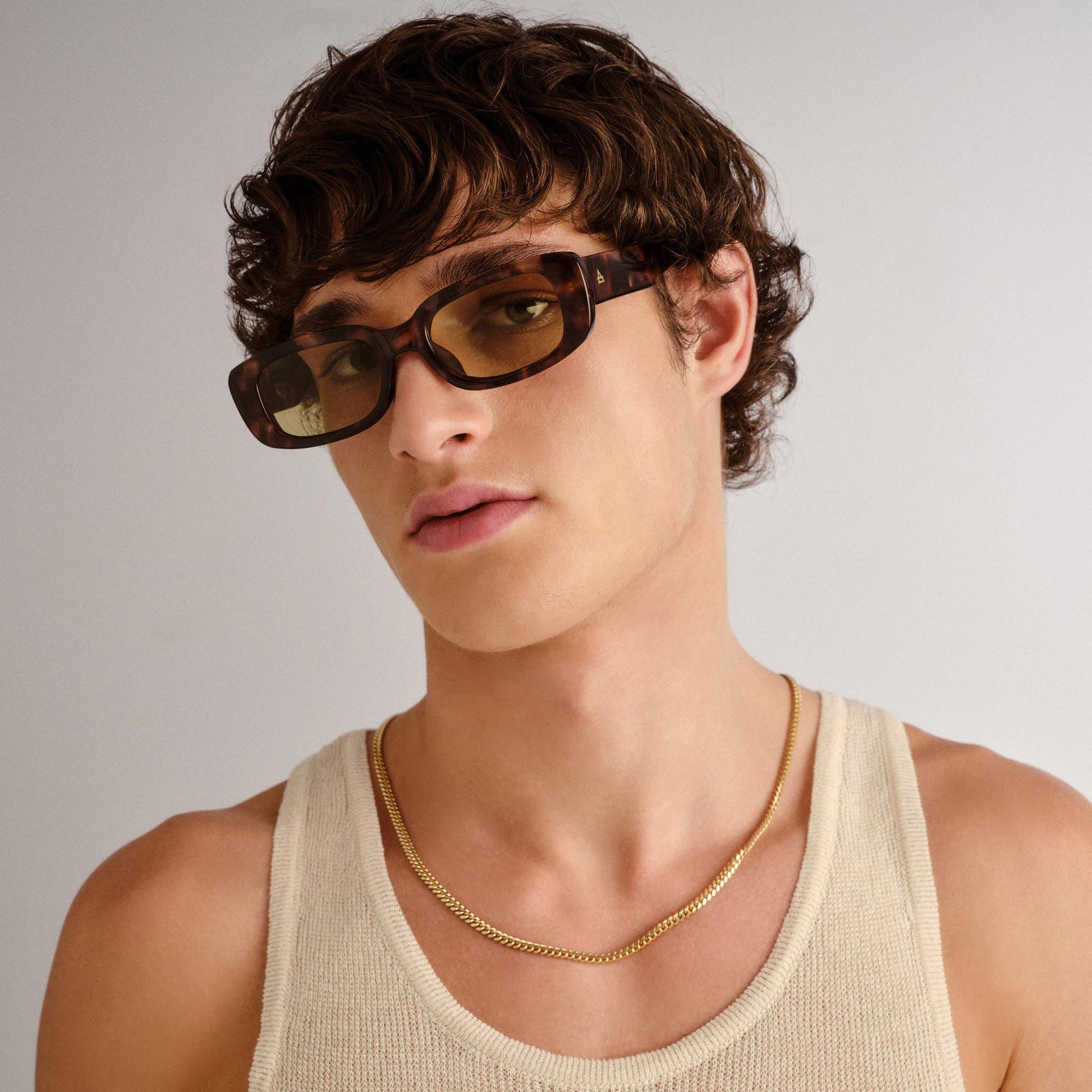 Ceres Dark Tort Uni-Sex Rectangle Sunglasses | Aire