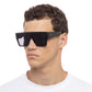 Antares Black Female Square Sunglasses | Aire