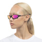 Astral Matte Black Uni-Sex Wrap Sunglasses | Aire