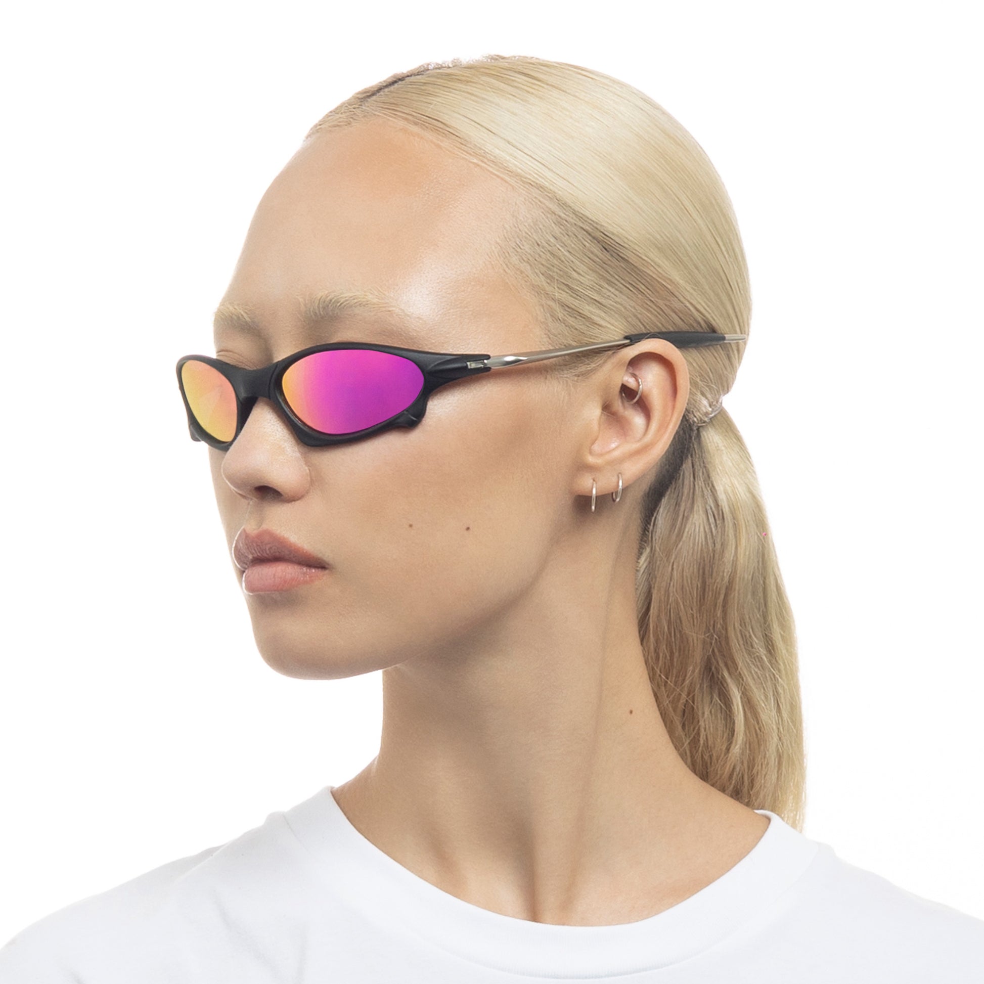 Astral Matte Black Uni-Sex Wrap Sunglasses | Aire