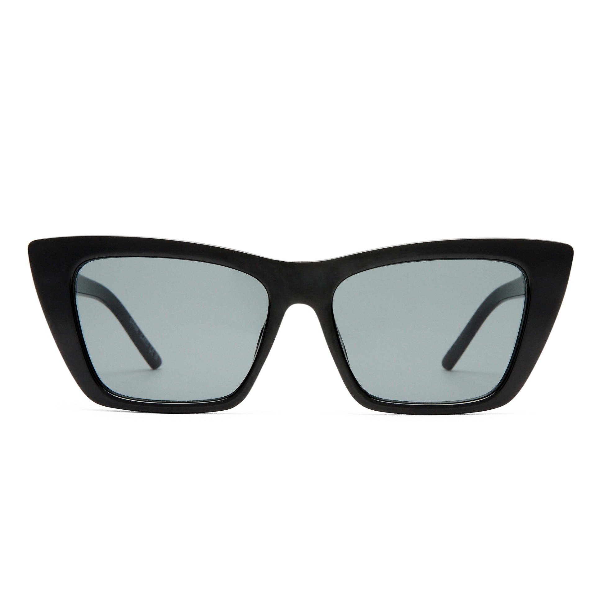Solstice Black Female Cat-Eye Sunglasses | Aire