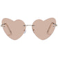 Cosmic Love Gold Marble Female Cat-Eye Sunglasses | Aire