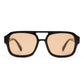 Aquarius Black Uni-Sex Aviator Sunglasses | Aire