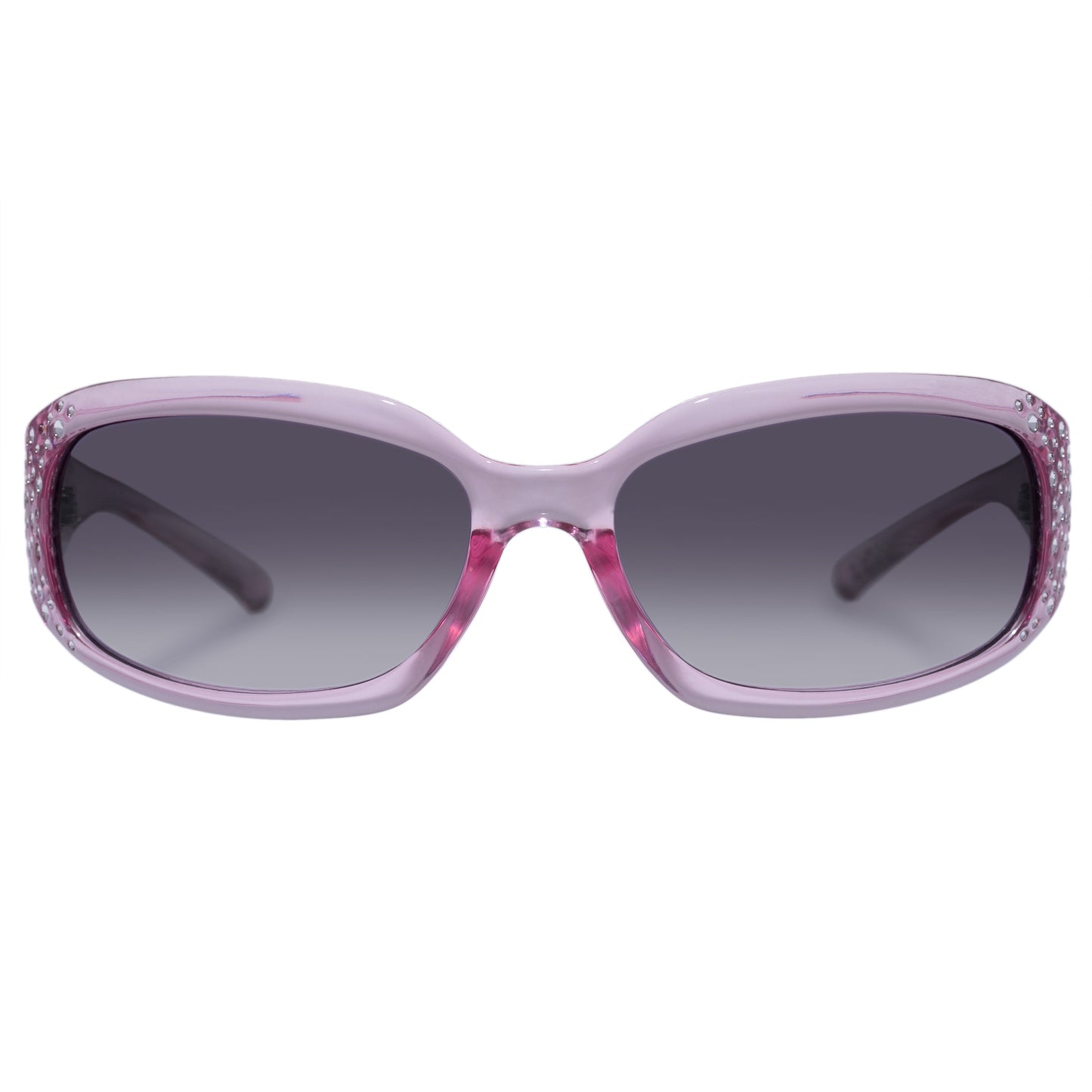 Vesta Pink Bedazzle Uni-Sex Wrap Sunglasses | Aire