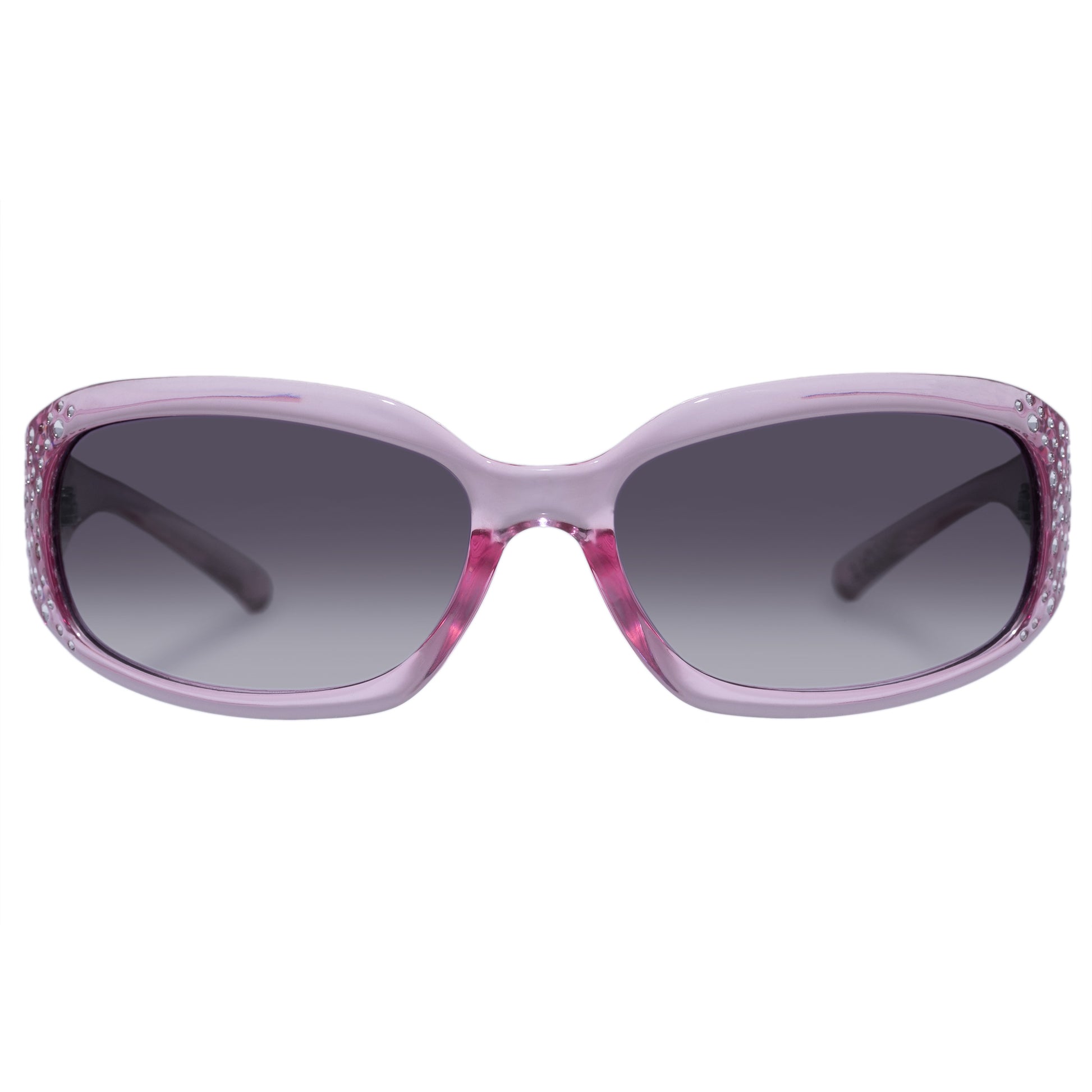 Vesta Pink Bedazzle Uni-Sex Wrap Sunglasses | Aire