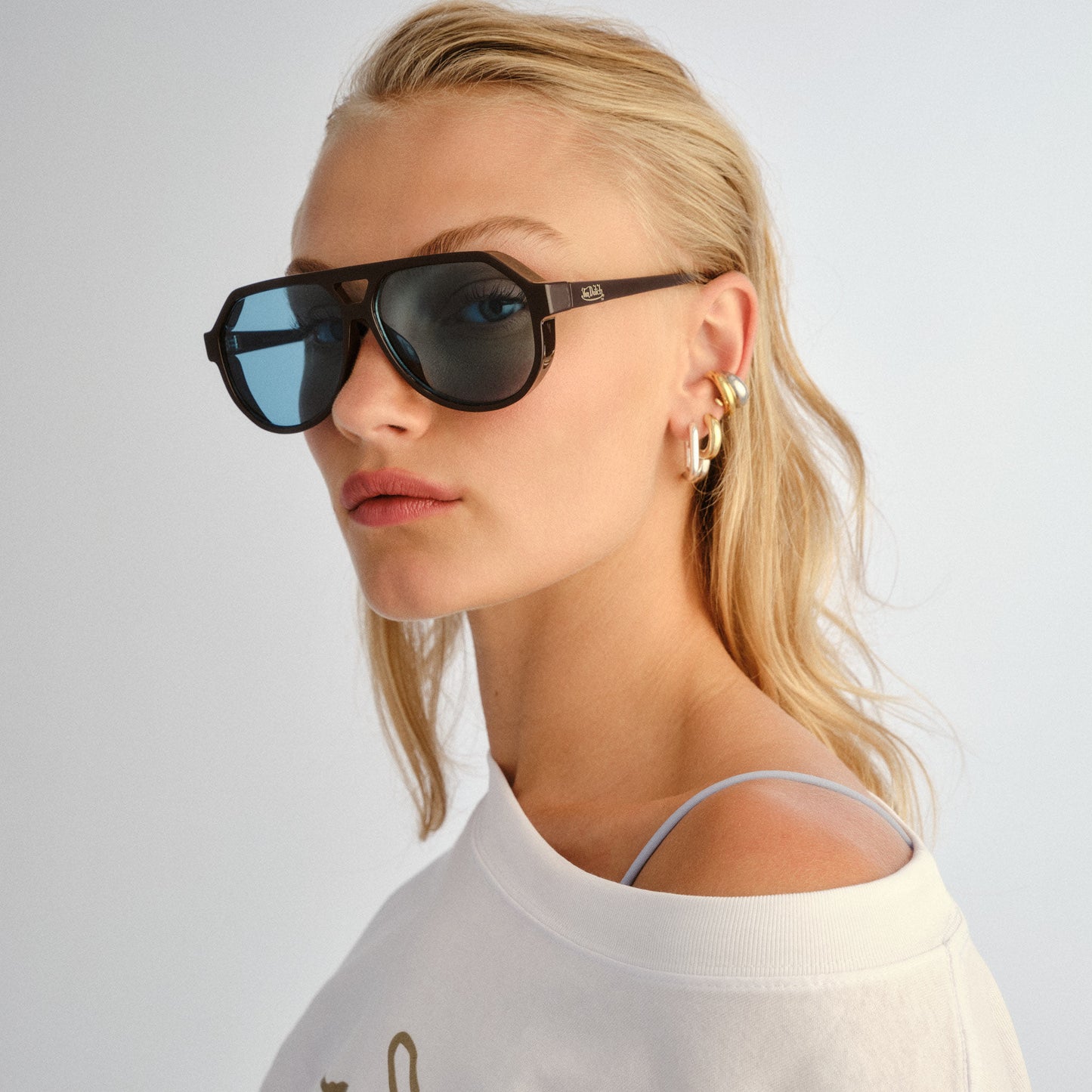 Shameless Chocolate Uni-Sex Aviator Sunglasses | Aire