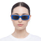 Ceres Matte Cobalt Uni-Sex Rectangle Sunglasses | Aire