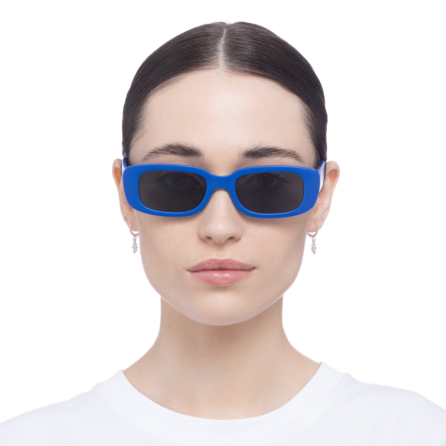 Ceres Matte Cobalt Uni-Sex Rectangle Sunglasses | Aire