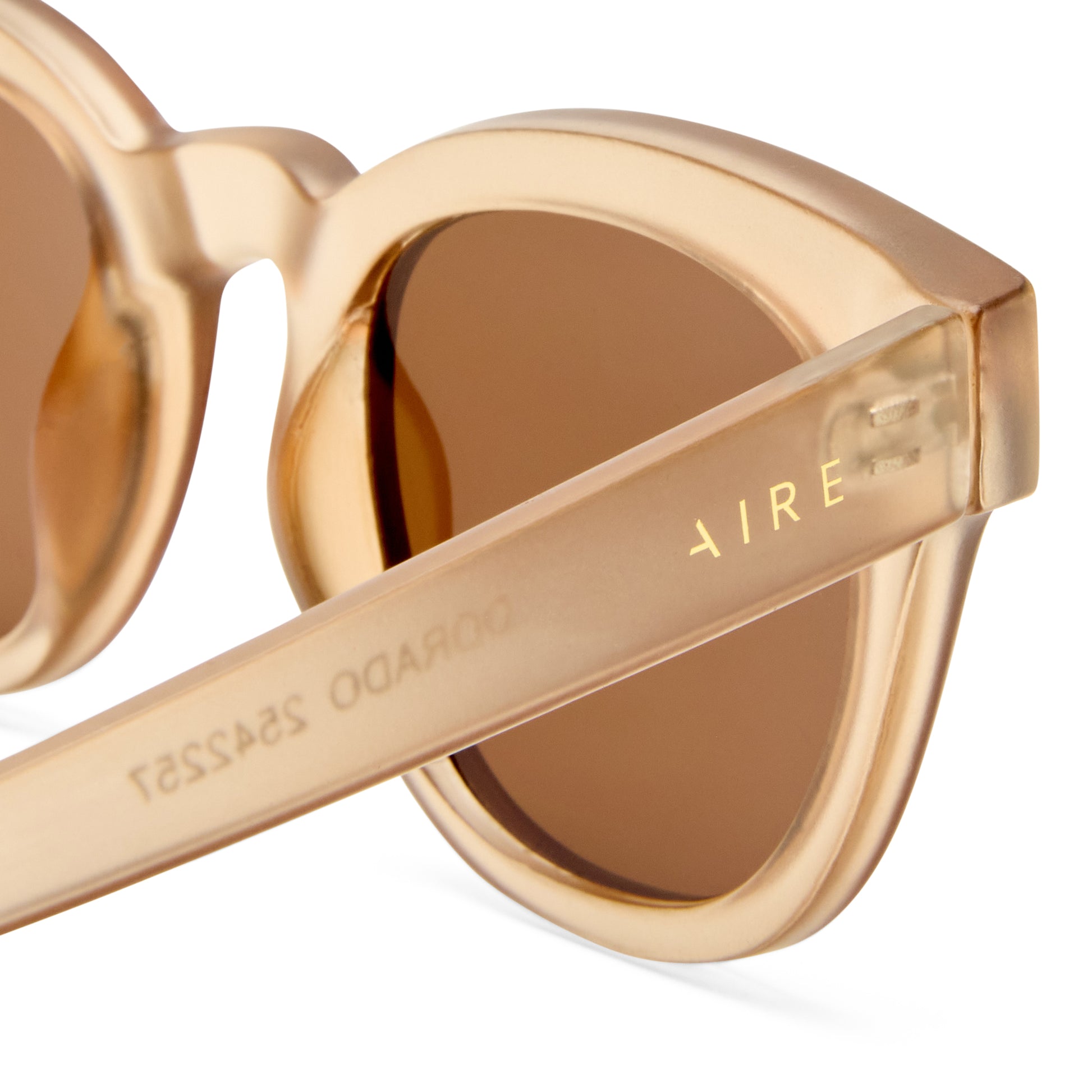Dorado Sand Female Round Sunglasses | Aire