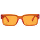 Castor Tangerine Uni-Sex Rectangle Sunglasses | Aire