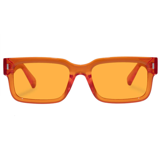 Castor Tangerine Uni-Sex D-Frame Sunglasses | Aire